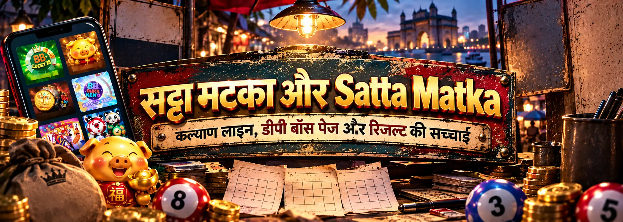 सट्टा मटका और Satta Matka: कल्याण लाइन, डीपी बॉस पेज और रिजल्ट की सच्चाई